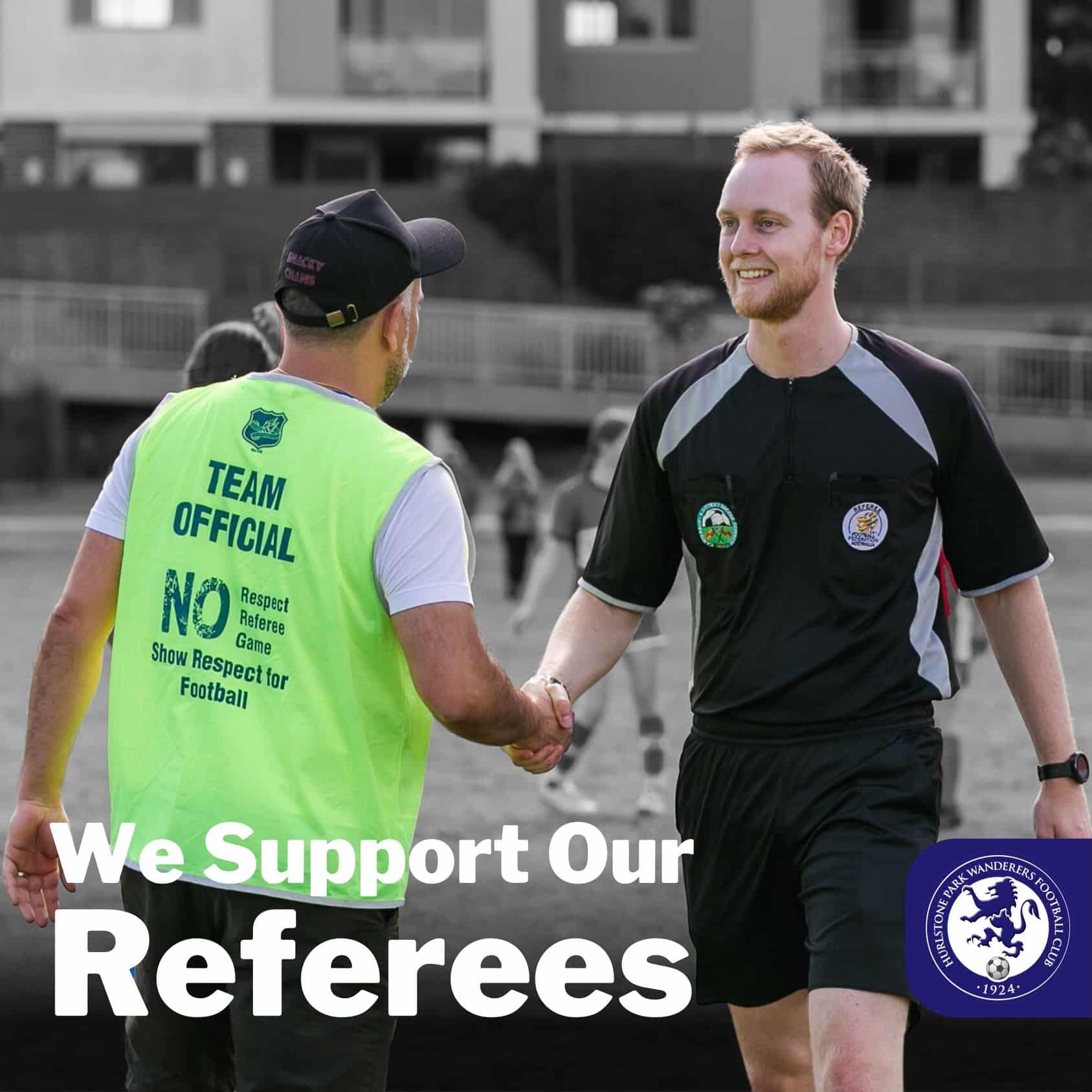Stand in Support of our Referees Hurlstone Park Wanderers